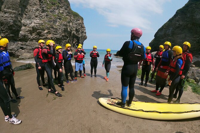 2-Hour Coasteering Adventure Near Bude - The safety briefing that sets the tone before you go in