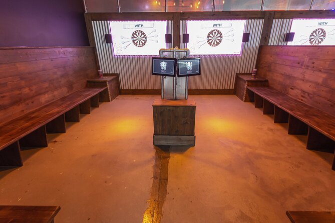 60-minute Augmented Reality Darts - Staff that make it easier: Anil, Francis, and Lisa