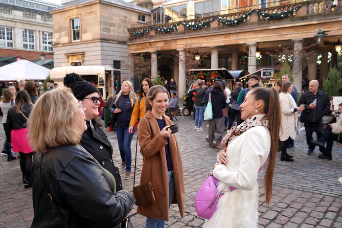 A Fairytale Christmas Day with Food and Christmas Concert - Covent Garden tree and mistletoe, classic London Christmas in a compact stop