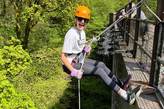 Abseil Experience - Millersdale Derbyshire Peak District - Millers Dale Viaduct: The Peak District setting that makes it fun