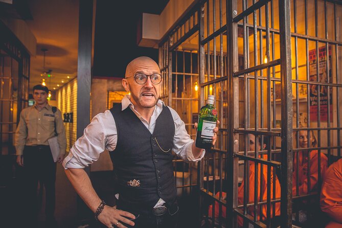 Alcotraz Prison Cocktail Experience in Manchester - The Show Part: Comedy, Character, and Real Participation
