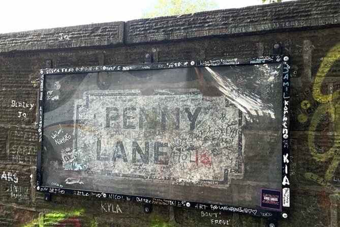 Beatles Ticket To Ride Half Day Tour Small Groups - Penny Lane Highlights: Barber Photos, Lennon Peace Statue, and St Barnabas