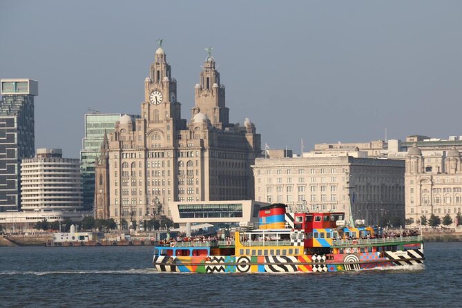 Best Of Liverpool Heritage, History & Culture Guided Walking Tour - Beatles Statue and the Three Graces: music stops plus big-city architecture