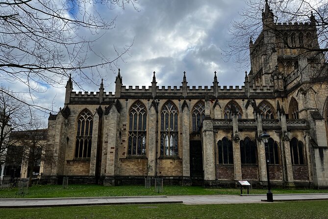 Bristol Harbourside Self-Guided Walking Tour - Bridge Quay views and the Redcliffe church rebuild