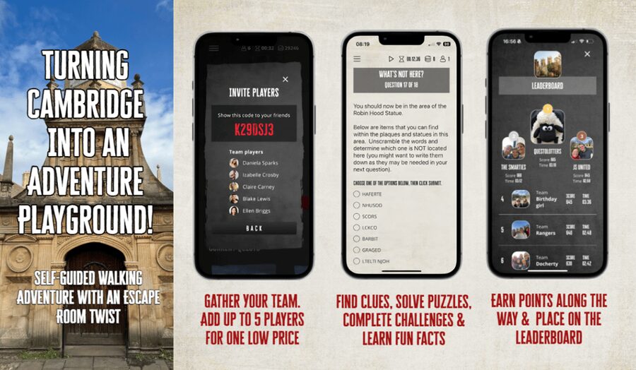 Cambridge: City Walking Tour & Exploration Game - Route walkthrough: college streets, clock lore, and a city view