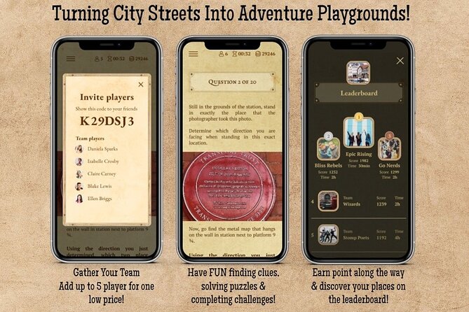 Cambridge Quest: Self Guided City Walk & Immersive Treasure Hunt - Price and value: is $39.82 per group worth it?
