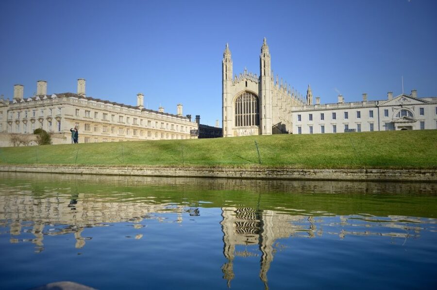 Cambridge: Shared Chauffeured Punting Tour - The punt comfort: raised seats, supportive cushions, and room for your feet