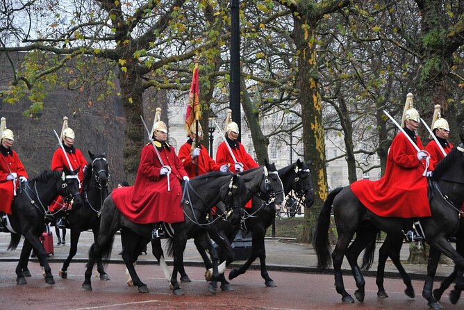 Changing of the Guard Guided Walking Tour in London - The main event: following the guards along the Mall toward Buckingham Palace