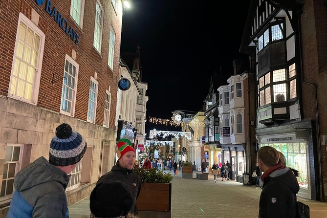 Christmas Mulled Wine Walk of Winchester - Winchester Castle leftovers and the King Arthur connection