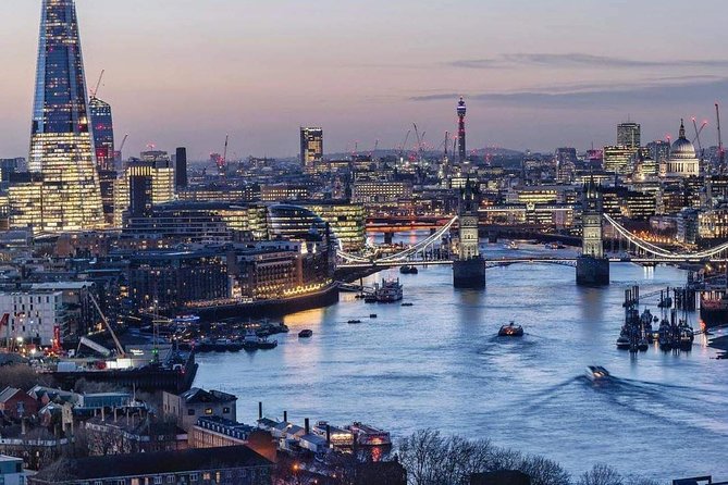 Combi Ticket: Westminster Walking Tour, River Cruise & The Shard - The Thames cruise from Westminster to Bankside: bridges you will remember
