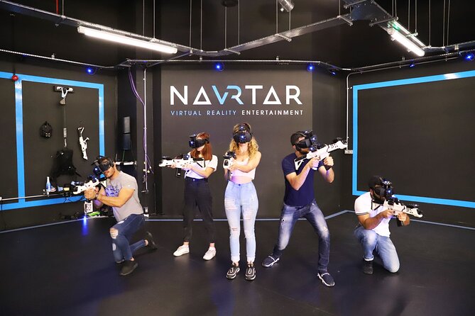 Epic 60 Minute Free-Roam Virtual Reality Experience at Navrtar - Free-roam in a 2,000-square-foot arena, movement is part of the point