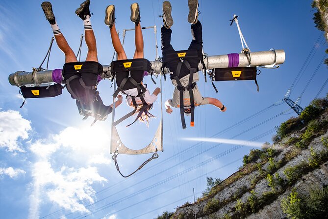 Europe's Biggest Swing in Kent - Hangloose Adventure, The Domes: getting to the swing site