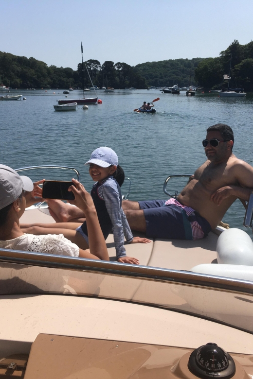 Falmouth Bay, Cornwall: Private Skippered Speed Boat Trip - Mylor Yacht Harbour to Falmouth: where your water day really starts