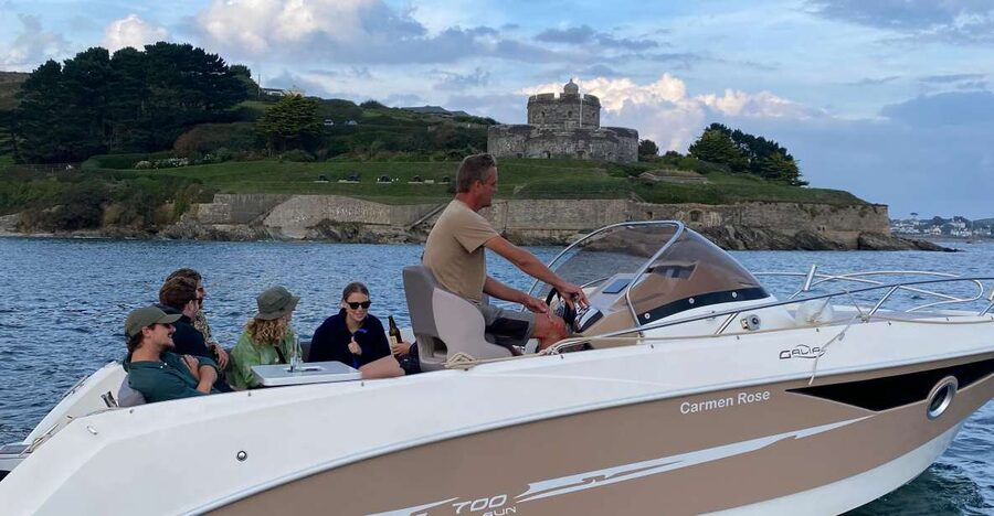 Falmouth Bay, Cornwall: Private Skippered Speed Boat Trip - Historic sights from the water, including King Henry VIII castles and St Mawes
