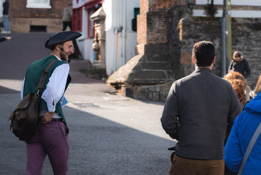 Falmouth: Vibrant Historical Walking Tour (award-winning) - The opening act: choosing your character, pirate or crier