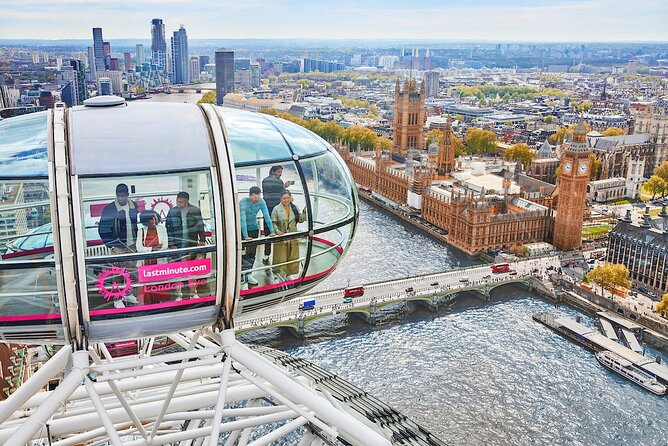 Five attraction pass including Madame Tussauds & The London Eye - The London Eye: 30 Minutes of 135-Meter Panoramic Power
