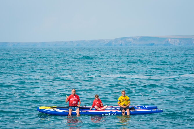 Giant Stand Up Paddle Boarding Experience in Newquay - When the wind is against you, you’ll still get a good day