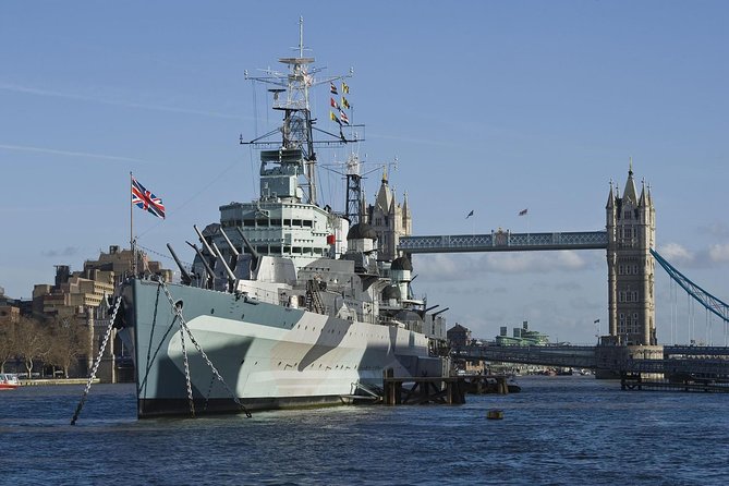 Go On-Board HMS Belfast & See London's 30+ Sights Tour - A Ritz London start, then a sightseeing route that makes sense