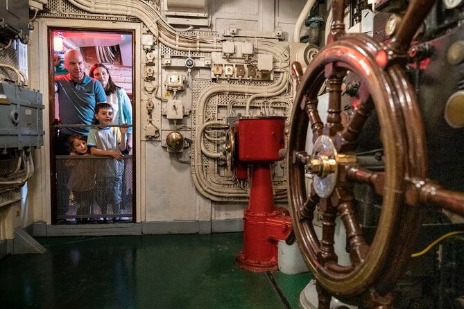 Go On-Board HMS Belfast & See London's 30+ Sights Tour - Trafalgar Square, Nelson’s Column, and Whitehall’s government corridor
