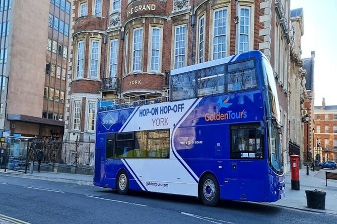 Golden Tours York Hop-on Hop-off Open Top Bus Tour with Audio Guide - Booking practicality: mobile ticket and real-world timing