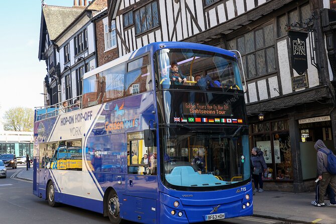 Golden Tours York Hop-on Hop-off Open Top Bus Tour with Audio Guide - Boarding at Exhibition Square and getting your bearings fast