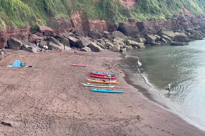 Half Day Sea kayak Guided Tour - Stop 2, Teignmouth Town Beach: the 30-minute pit stop that refreshes you