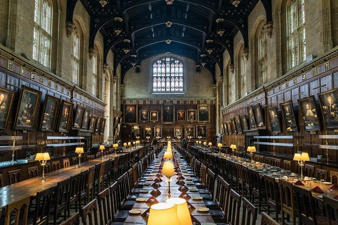 Harry Potter PUBLIC Tour + Self Guided Christ church Daily 12.45 - 12.45 Oxford meeting, fixed entry times, and how fast it moves
