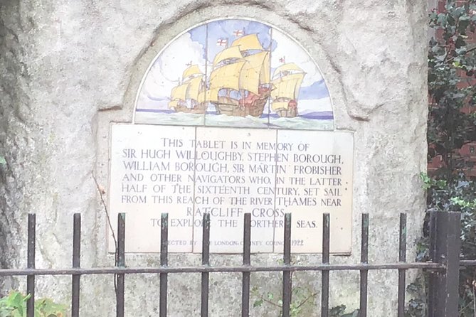 Historic walk of East Londons Wapping Docks and its famous Pubs - The Grapes and Narrow Street stairs: tide, explorers, and river steps