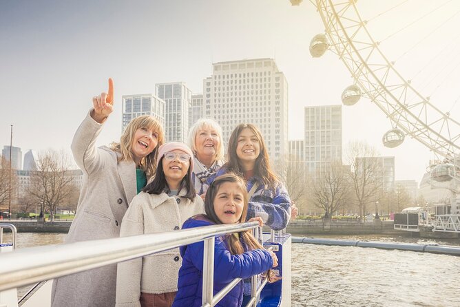 Hop-On Hop-Off Sightseeing River Cruise on the Thames - Waterloo Pier (London Eye area): swap sidewalk crowds for river-level city scenes