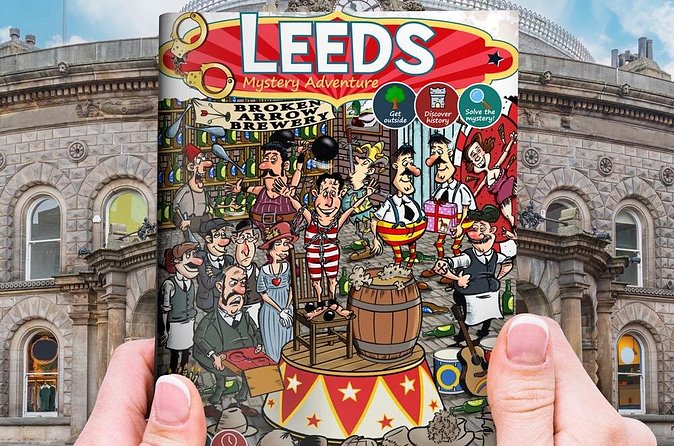 Houdini's Golden Handcuffs Leeds Self-Guided Treasure Hunt - The walking plan: 3 km and about 3 hours in the city center