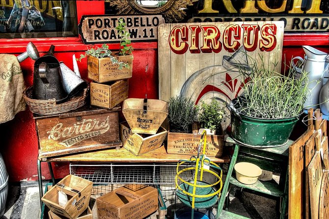 Independent London Markets Tour with Private Driver - Notting Hill and Portobello Road: antiques, carnival vibes, and shop-hopping time