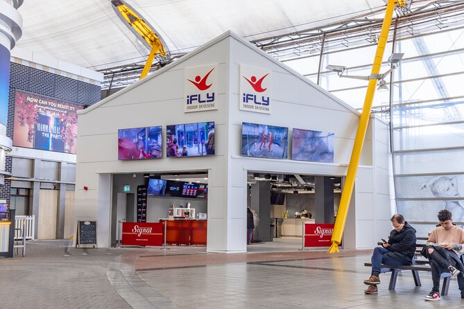 Indoor Skydiving Experience at iFLY London 2 Flights - Instructors matter: Liam, Ardan, Rangi, and Ferne in context