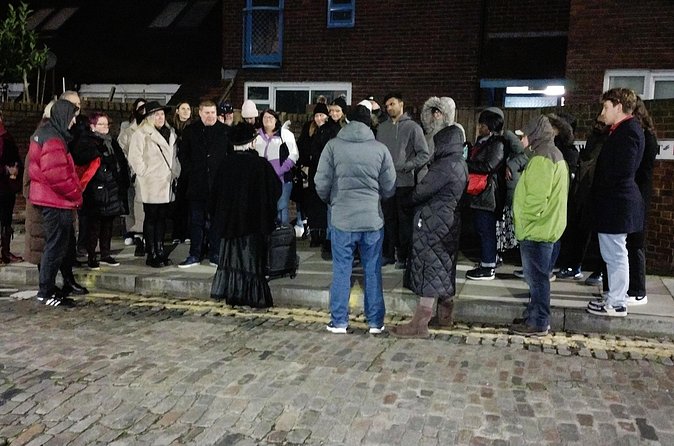 Jack the Ripper Tour Whitechapel - The night of the double event outside 4 Princelet St