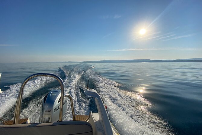 Jurassic Coast Rib Tour - Exmouth - Stop 3: Straight Point, Royal Marines and Up-Close Red Cliffs