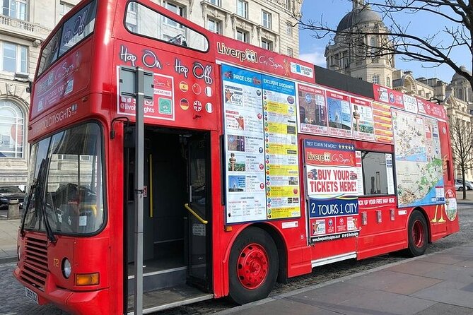 Liverpool: "Blue Route" - City & Beatles Tour - How the Hop-On Hop-Off Setup Works for Your Day