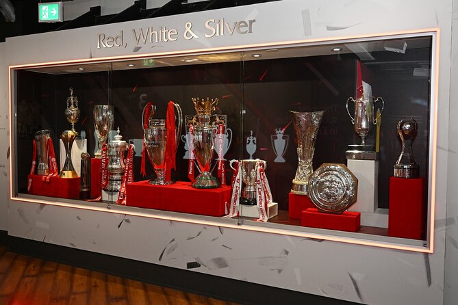 Liverpool Football Club - The Anfield Experience - Entering the tour flow: reception, ticket pickup, and audio