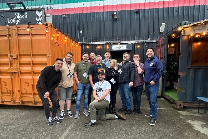 Liverpool's Brewery Bus Tour– 4 Breweries, 12 x Craft Beer & Food - Final stop at Love Lane Brewery: food, photos, and the wrap-up vibe
