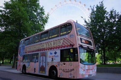 London Afternoon Tea Bus with Panoramic Tour