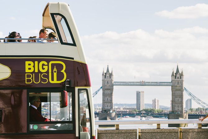 London Big Bus Hop-On Hop-Off Tour with Optional River Cruise - Where this tour can disappoint: traffic, frequency, and stop hiccups