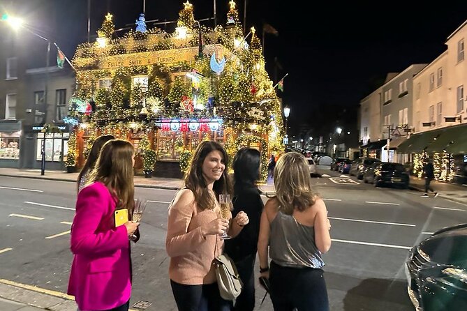 London by Night Taxi Tour - Westminster Abbey view, then the Parliament lights