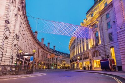 London Christmas Lights Bike Tour with Local Guide