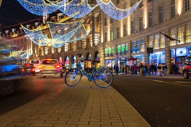 London Christmas Lights Bike Tour with Local Guide - Bond Street, Oxford Street, and Regent Street: the Christmas lights sprint