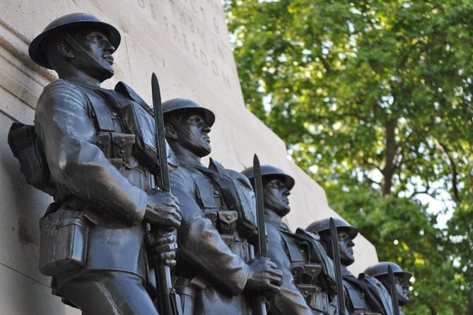 London: Churchill & World War 2 Walking Tour - Stop 3: Houses of Parliament during the Blitz, resilience with details