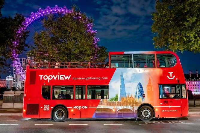 London Night Tour See the City Lights - The Night Route: Stop by Stop Highlights You Can Actually See