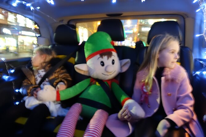 London Private Christmas Lights Taxi Tour with Pick Up - Covent Garden: light views plus an easy snack pause