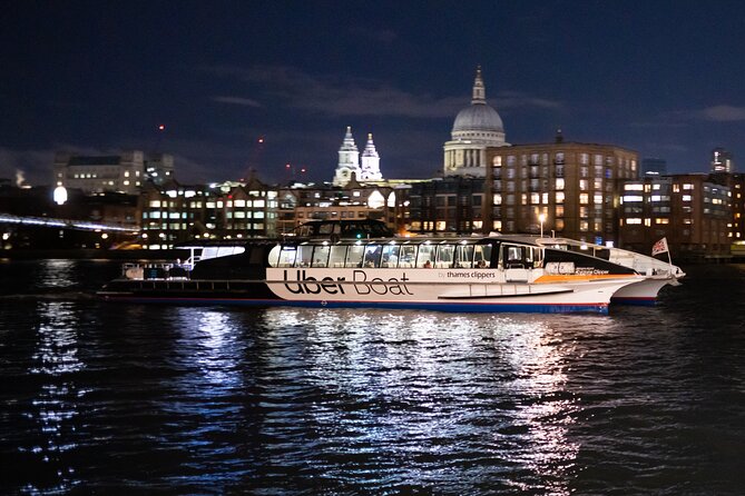 London Roundtrip Thames Cruise Uber Boat by Thames Clippers - Central and East Zone Ticket: What you can actually use