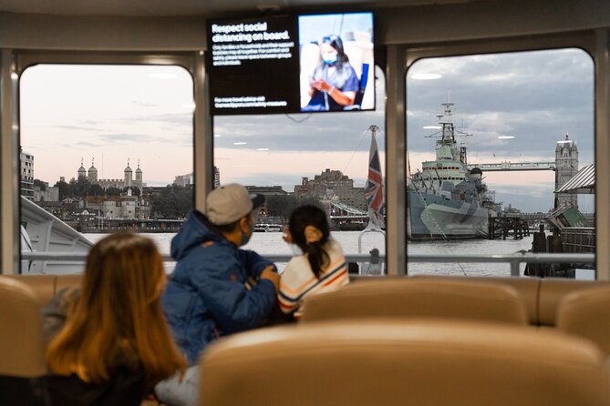 London Roundtrip Thames Cruise Uber Boat by Thames Clippers - How the Ride Works: Fast service with frequent stops