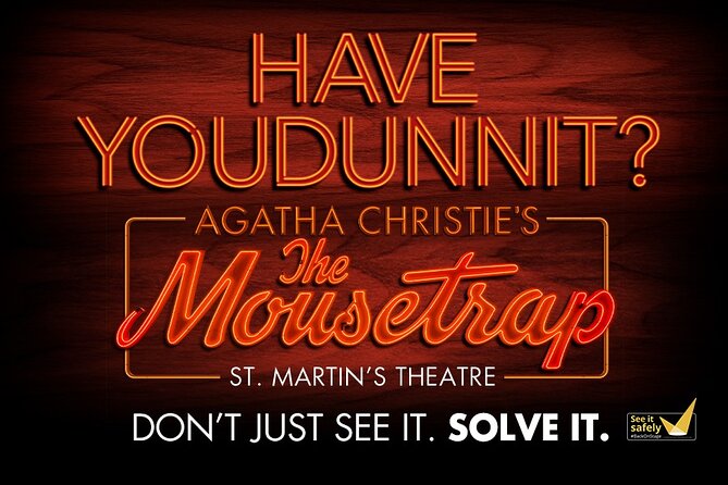 London Theatre: The Mousetrap - Standard vs top-price seats: which should you choose