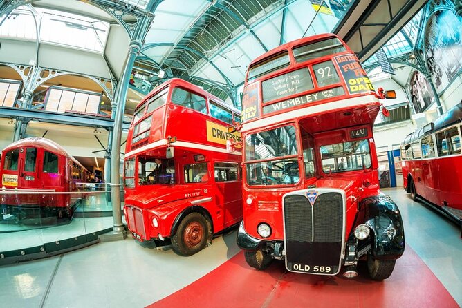 London Transport Museum One Day Ticket - Entering the museum in Covent Garden, inside a former flower market