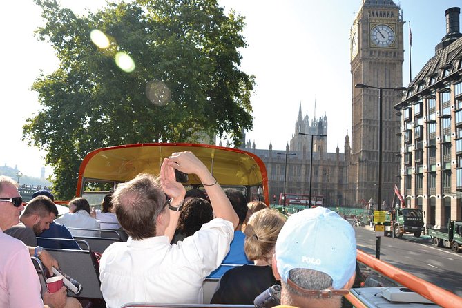 London Vintage Bus Tour with Cream Tea at Harrods - The Thames River cruise: relaxing views, with commentary doing the talking